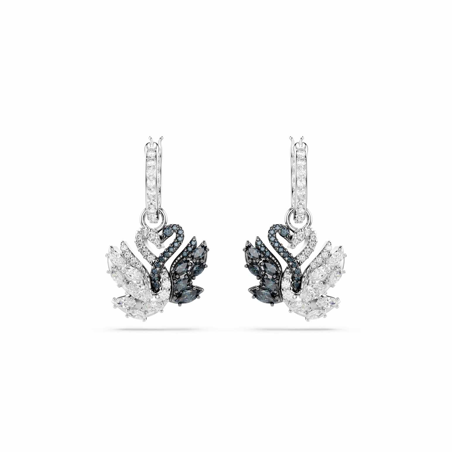 Swarovski Swan Drop Earrings